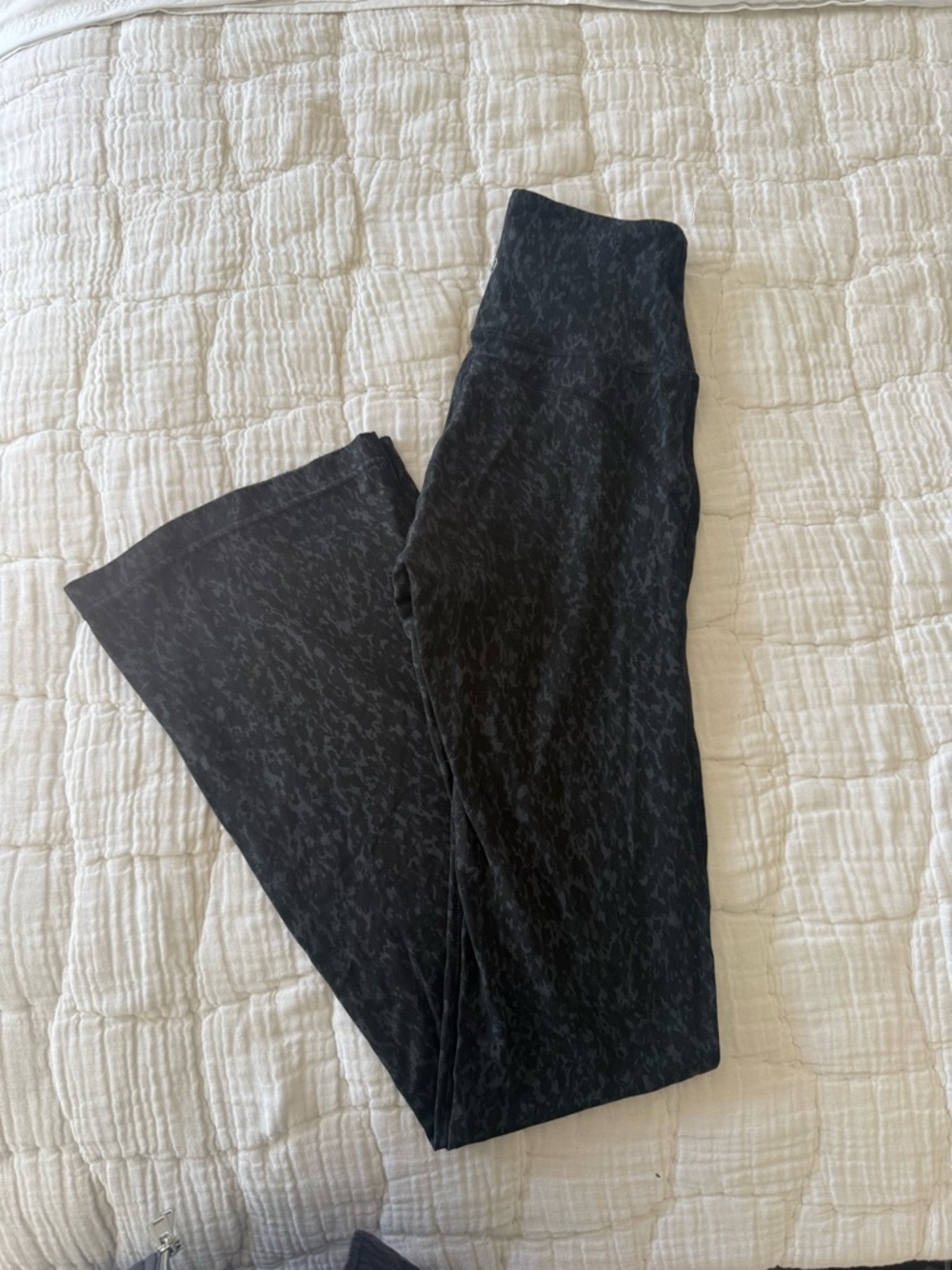 lululemon athletica Black Marled High-Waist Leggings